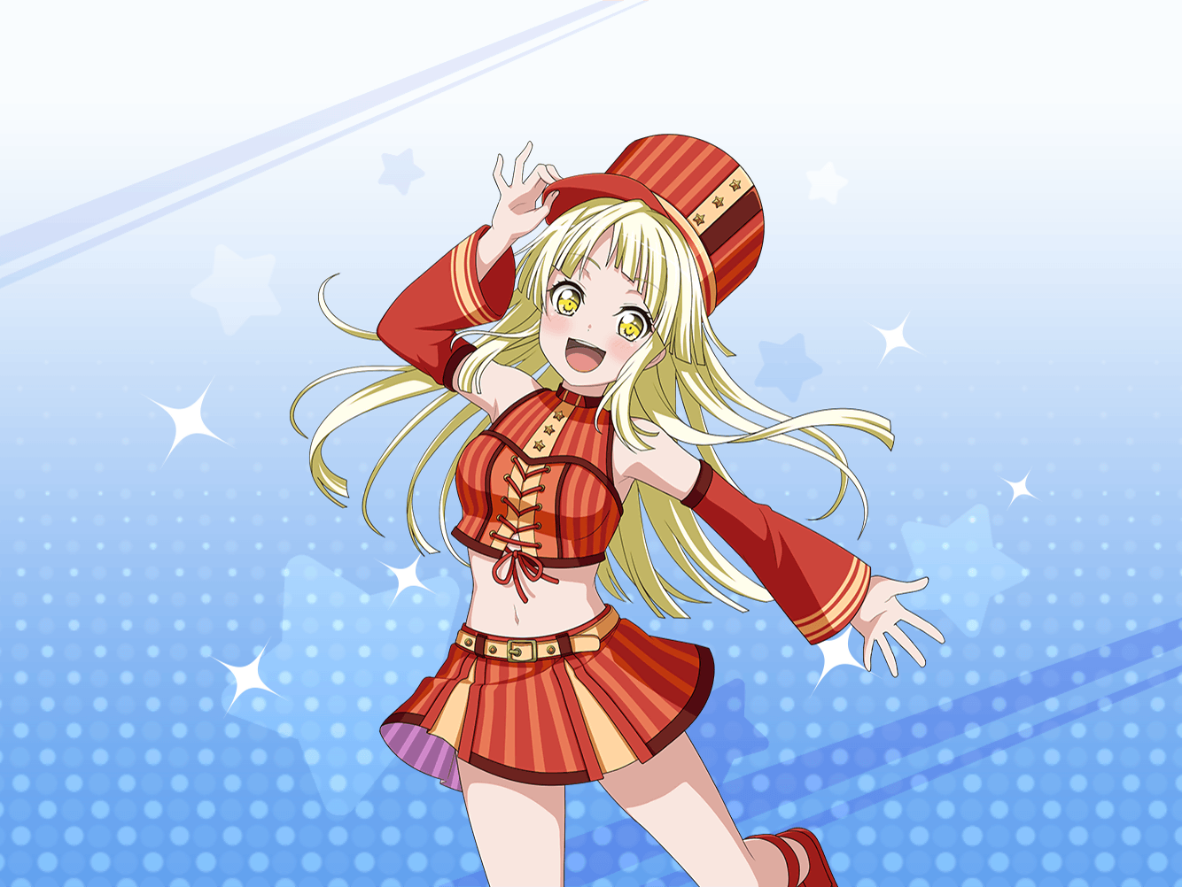 Kokoro Tsurumaki - Poppin' & After | Bestdori! - The Ultimate BanG Dream!  GBP Resource Site
