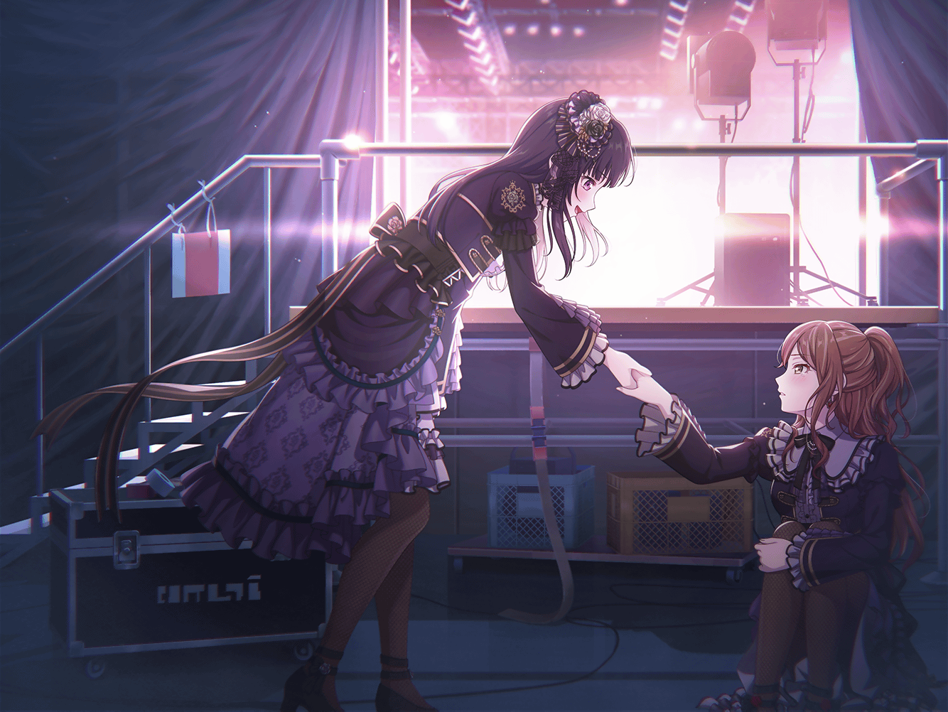 All versions from all sets for Roselia, Rinko Shirokane