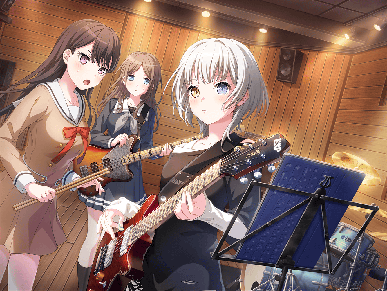 Rana Kaname - A Kitten Clawing at the Guitar | Bestdori! - The